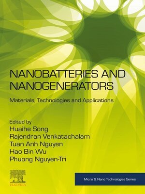cover image of Nanobatteries and Nanogenerators